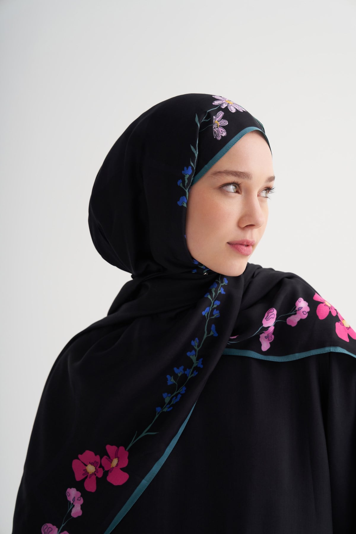 Merry Floş Şal Siyah