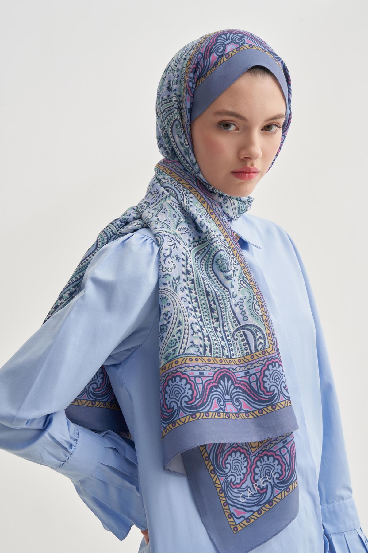 Ravena Lila Nilla Pamuklu Şal
