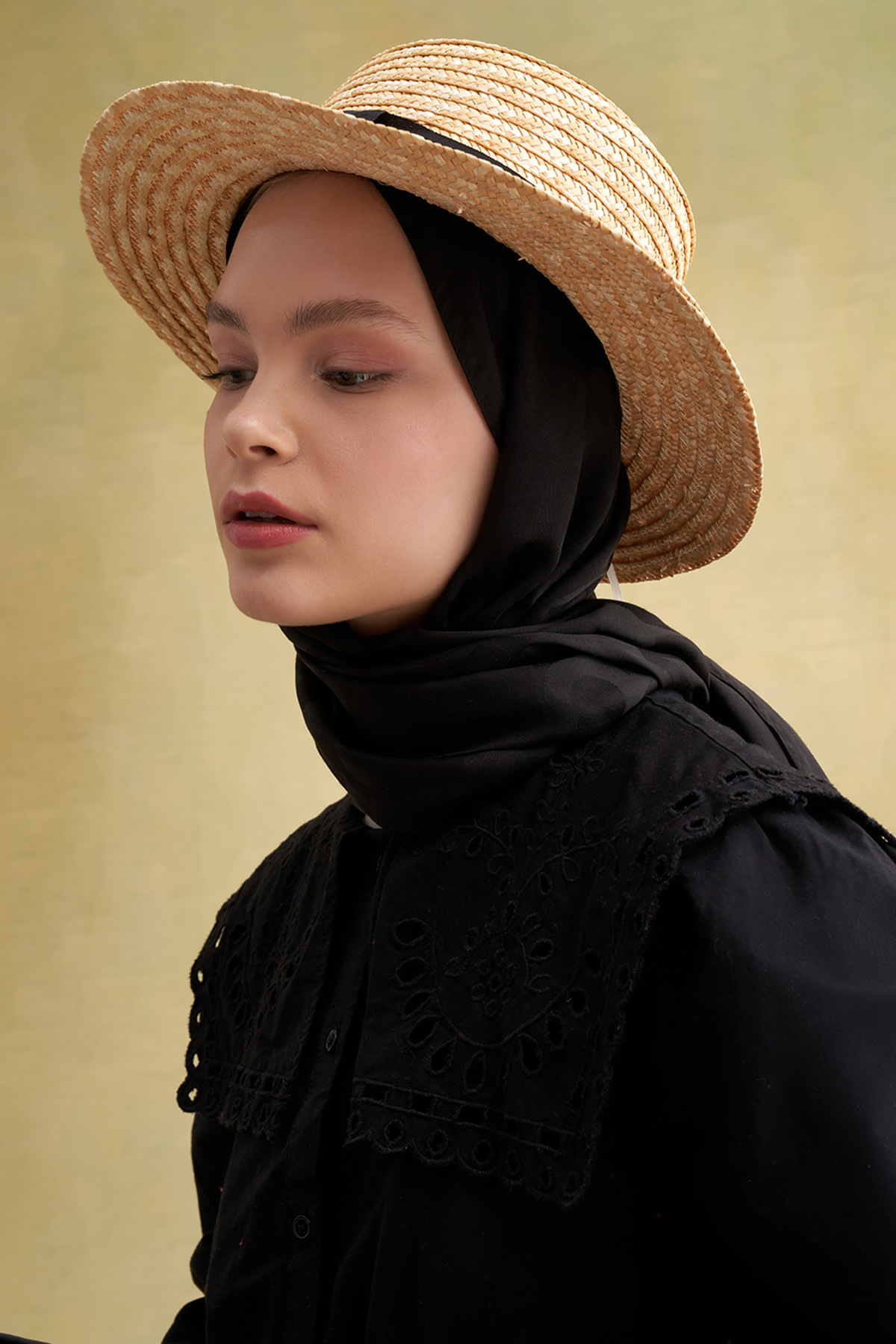 Bantlı Plaj Şapkası