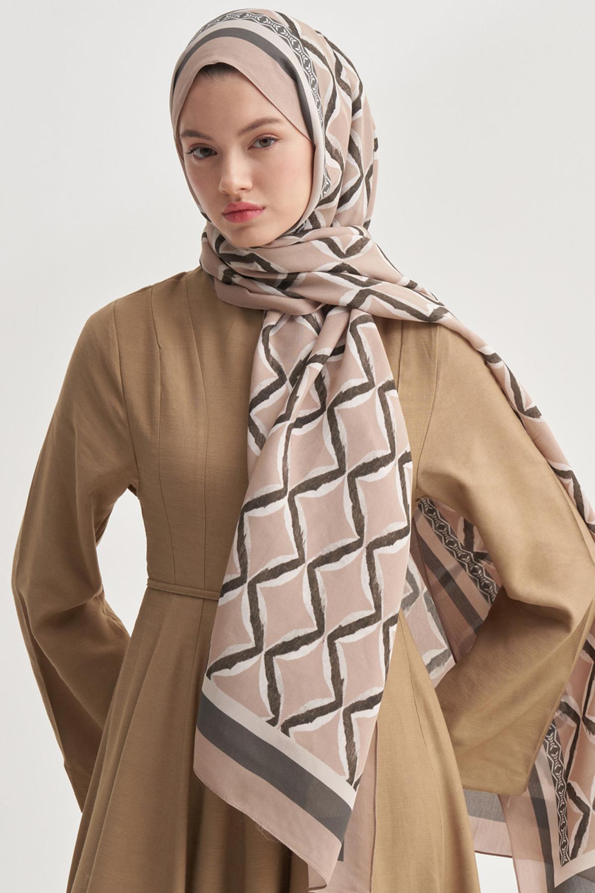 Velora Vela Floş Şal Krem