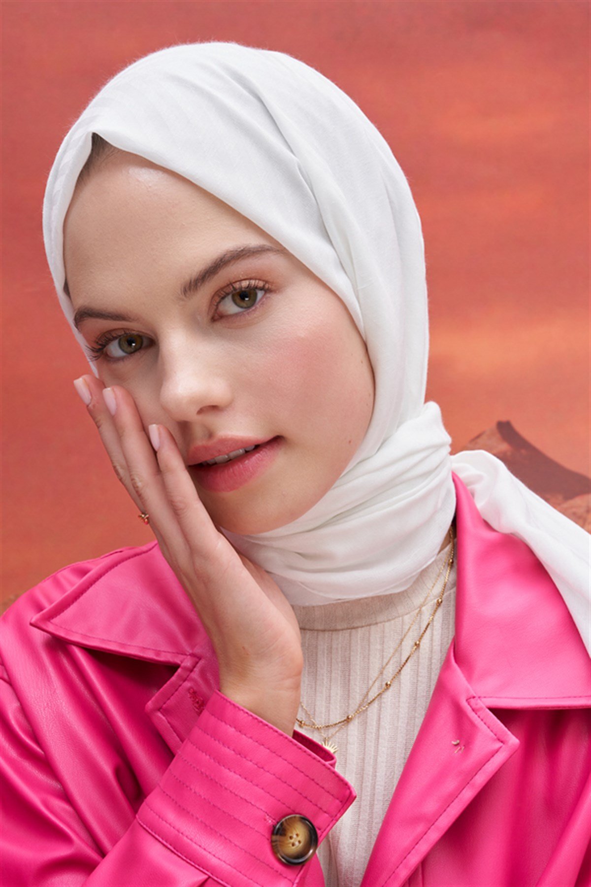 Fasone Modal Jakar Şal Ekru