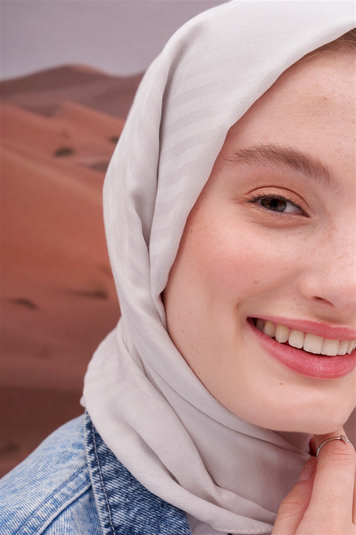 Fasone Modal Jakar Şal Gümüş