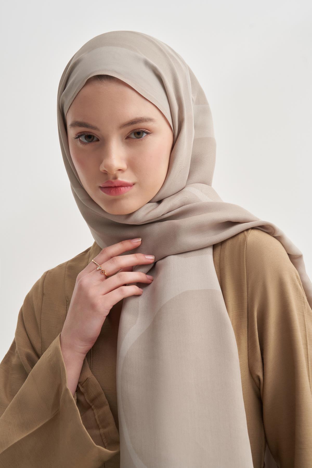 Linea Latte Monogram Floş Şal