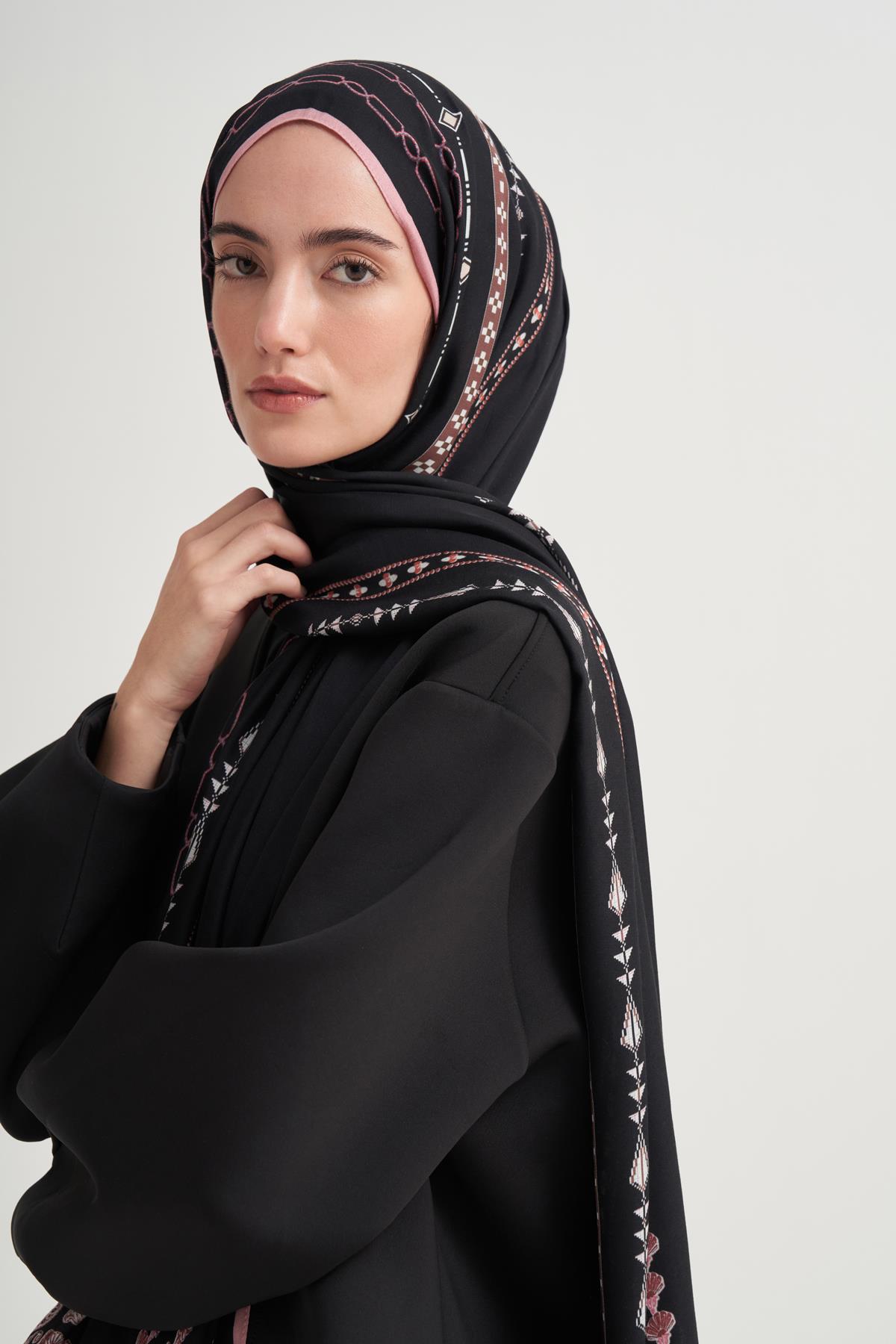 Saphira İncira Viskon Şal Soft Pembe