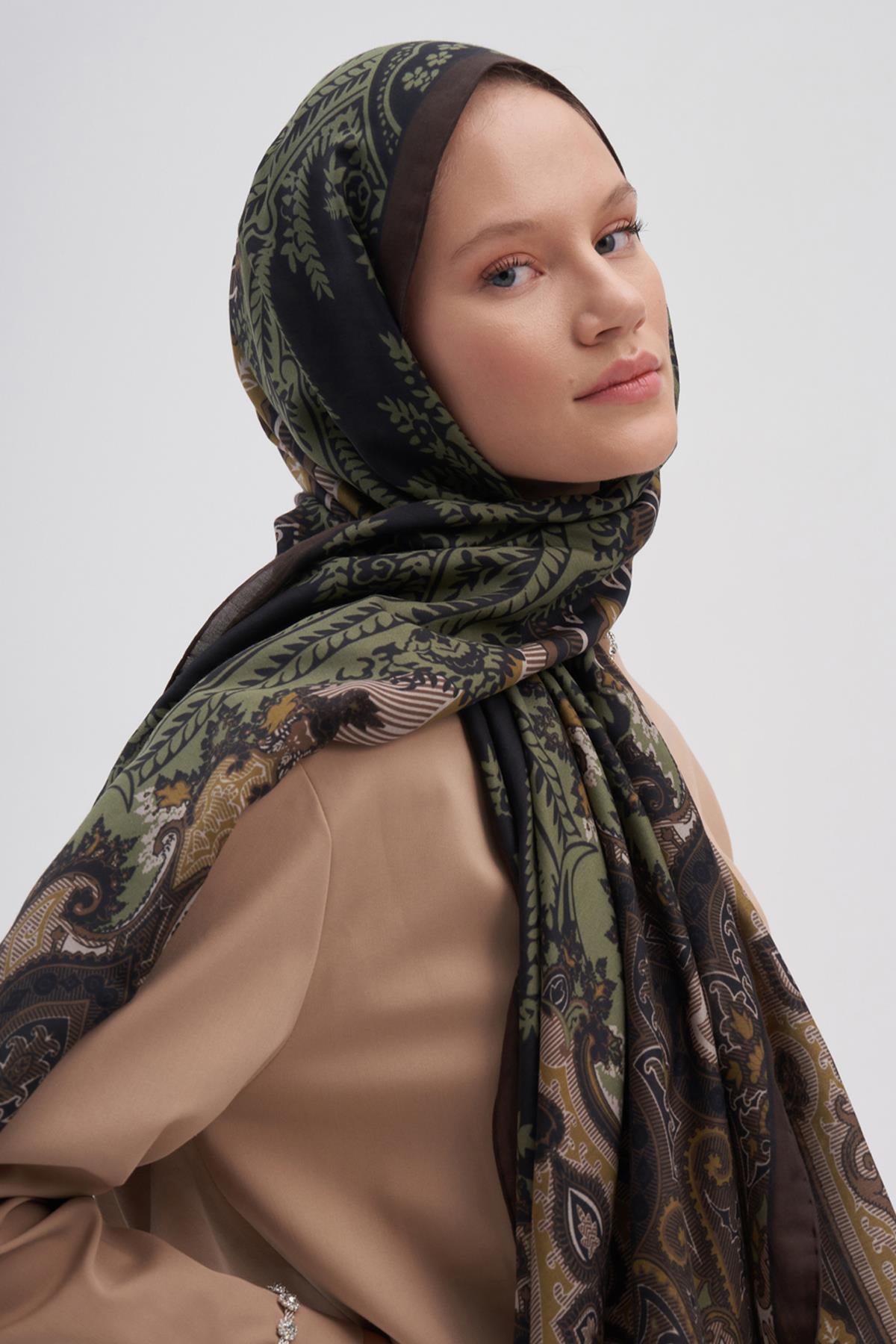 Harmony Acı Kahve Early İpek Şal