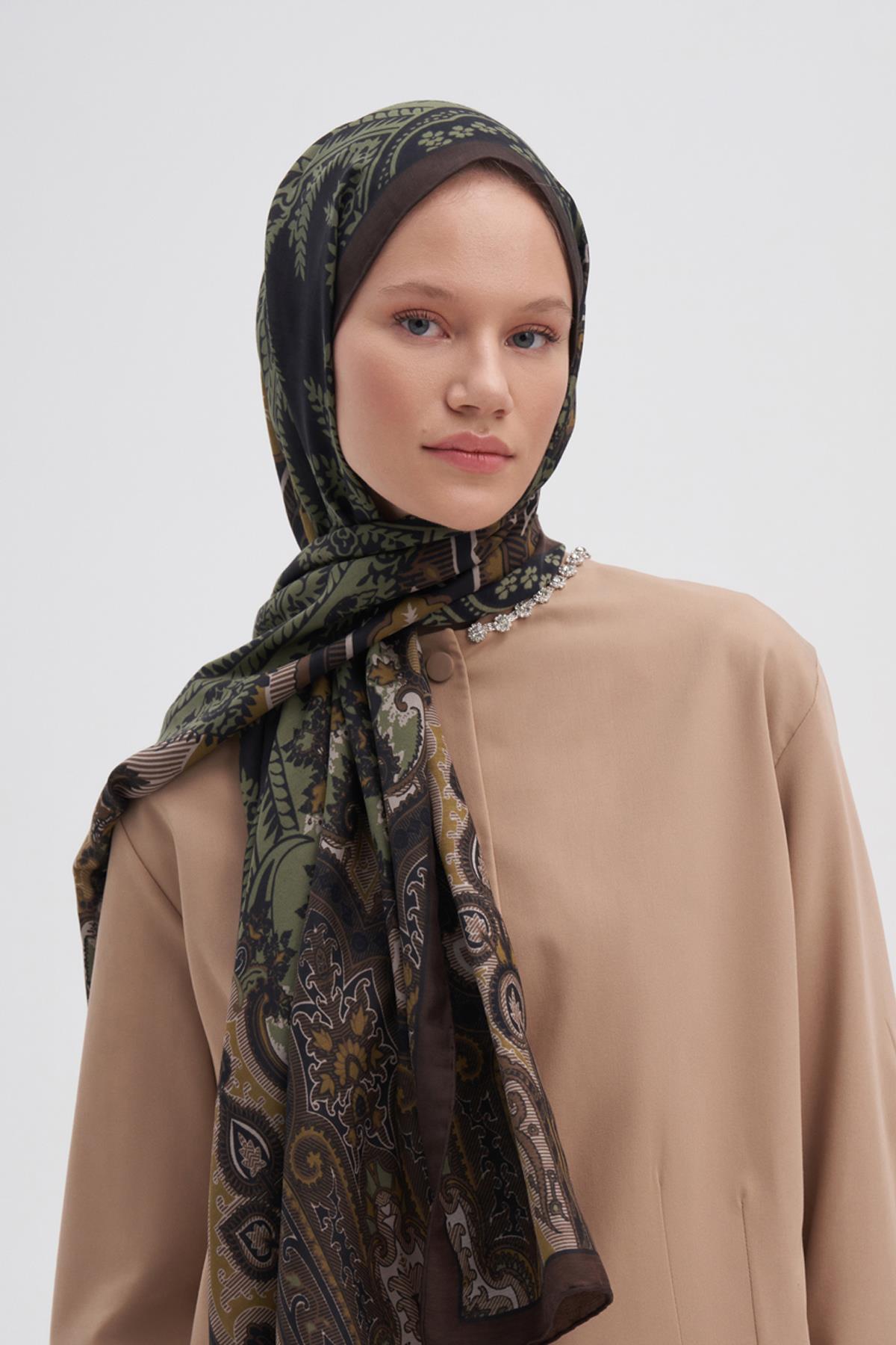 Harmony Acı Kahve Early İpek Şal