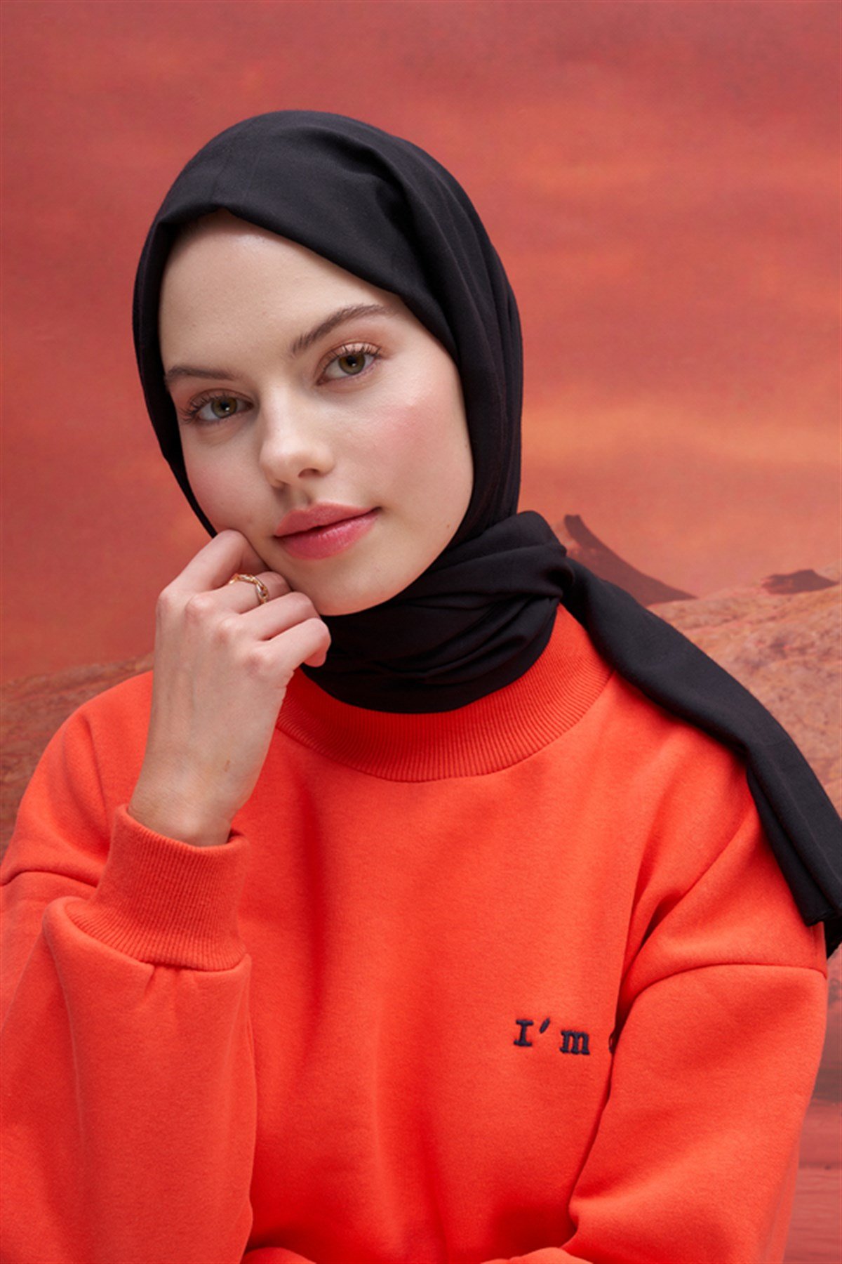 Kare Desen Modal Jakar Şal Siyah