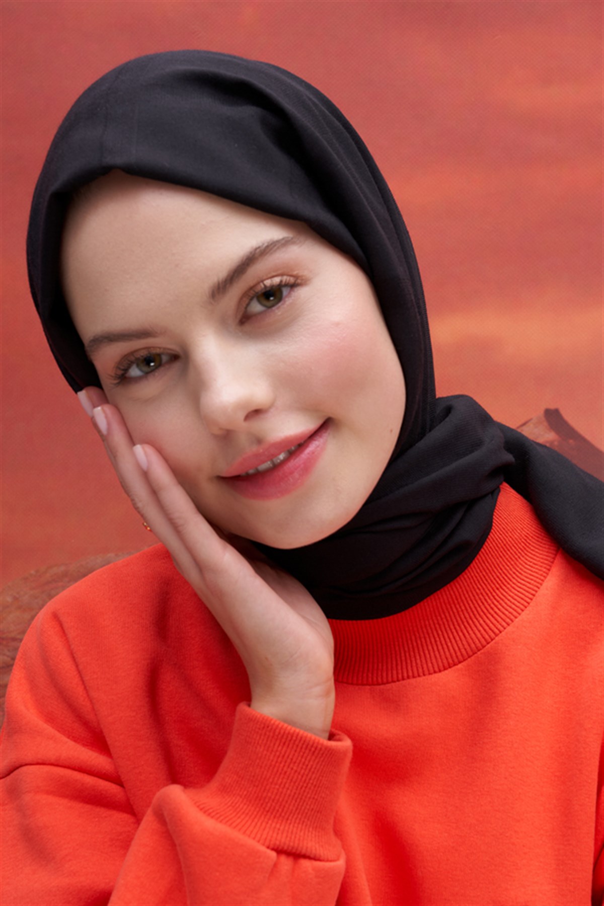 Kare Desen Modal Jakar Şal Siyah