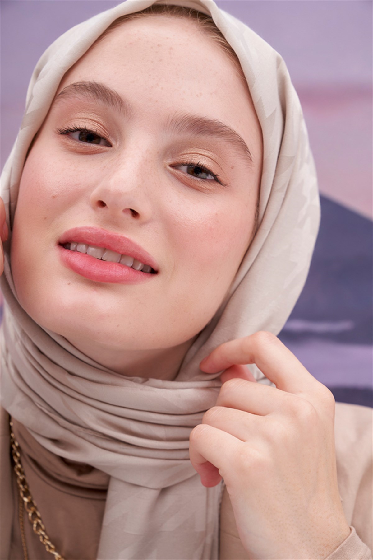 Kazayağı Jakar İtalyan İpekli Şal Camel