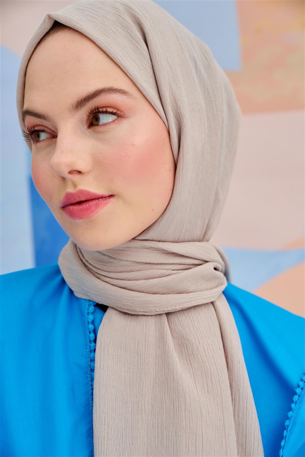 Lien Örme Şal Camel