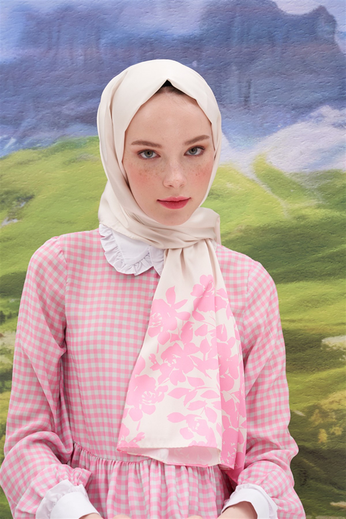 Liza Bej Twill Şal
