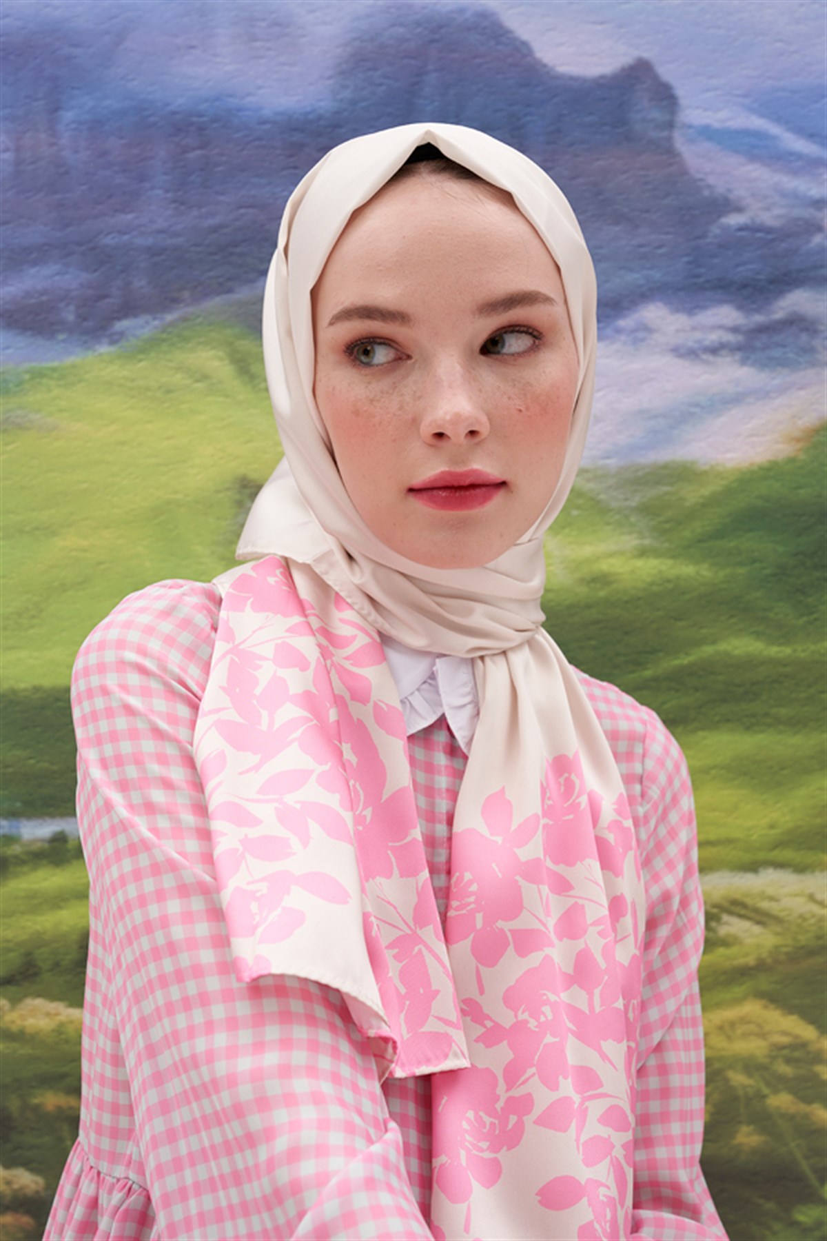 Liza Bej Twill Şal