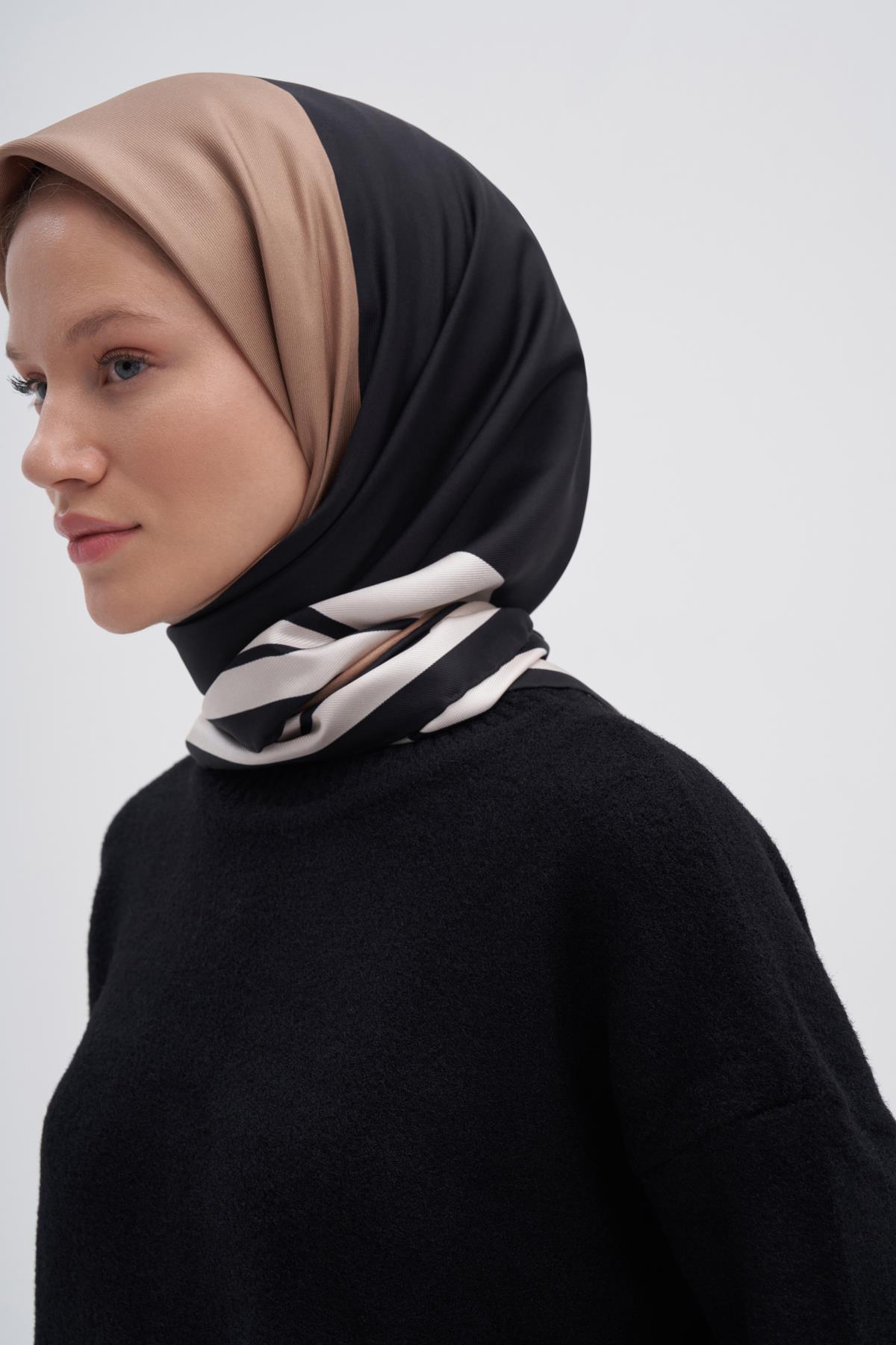 Manesa Vizon Mulbary İpek Eşarp