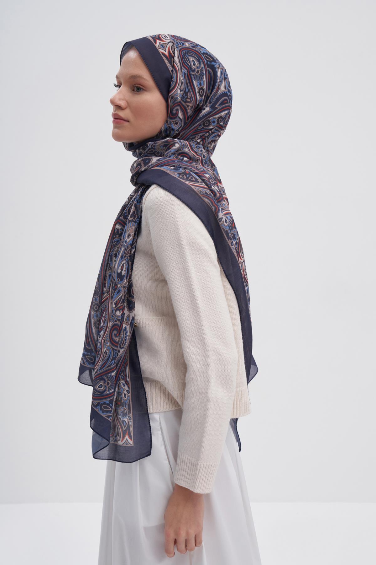 Marbella Krem Nilla Pamuklu Şal