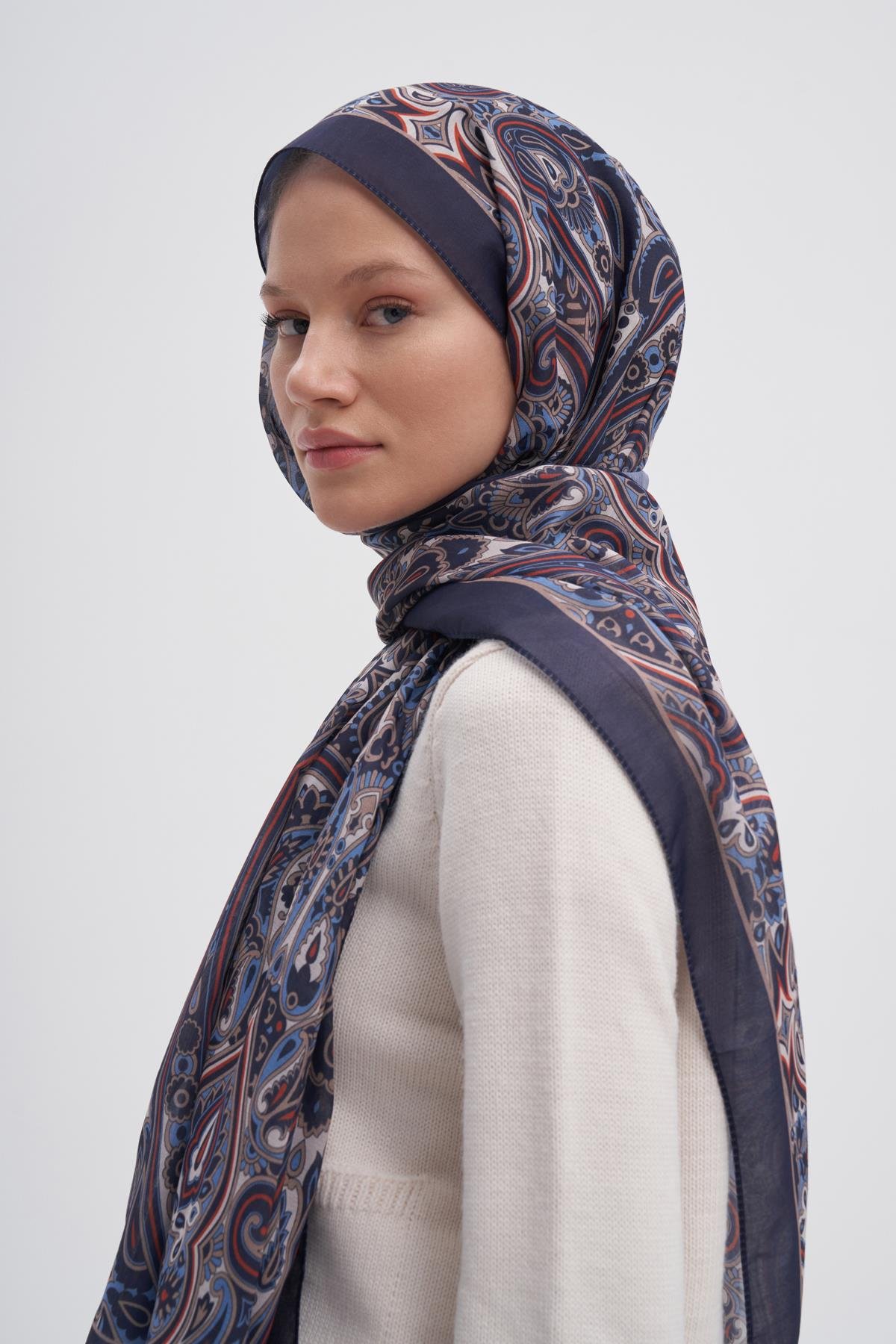 Marbella Krem Nilla Pamuklu Şal