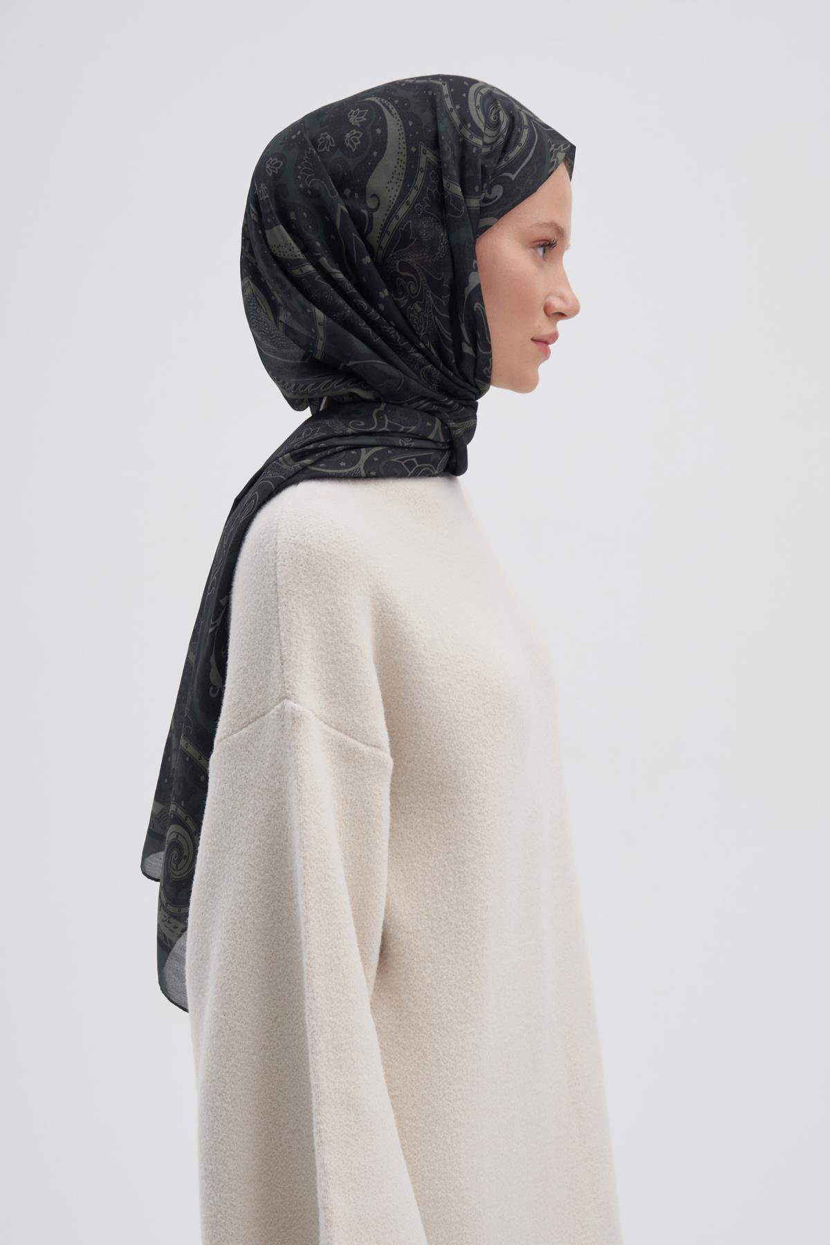 Marni Haki Nilla Pamuklu Şal