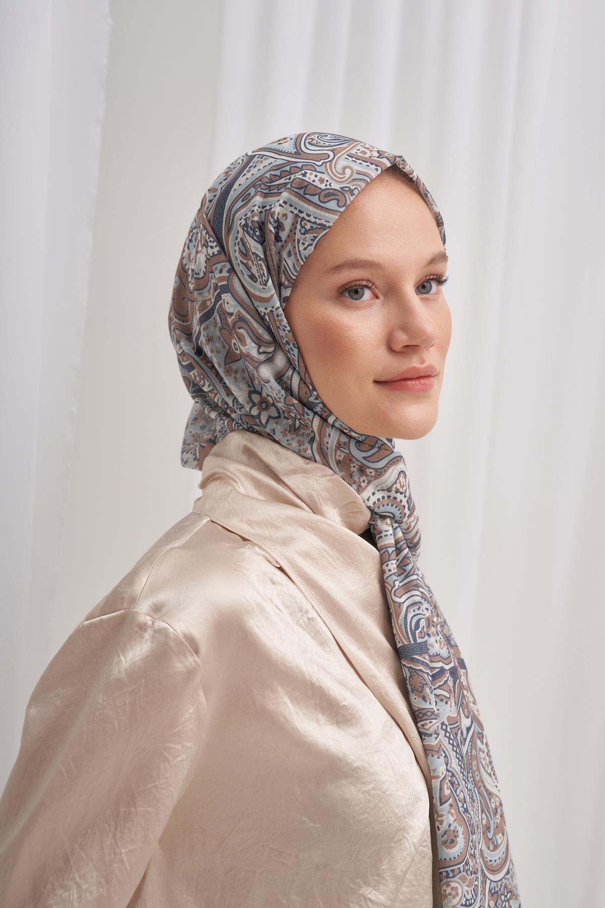 Nilla Pamuklu Şal Ephesus Krem