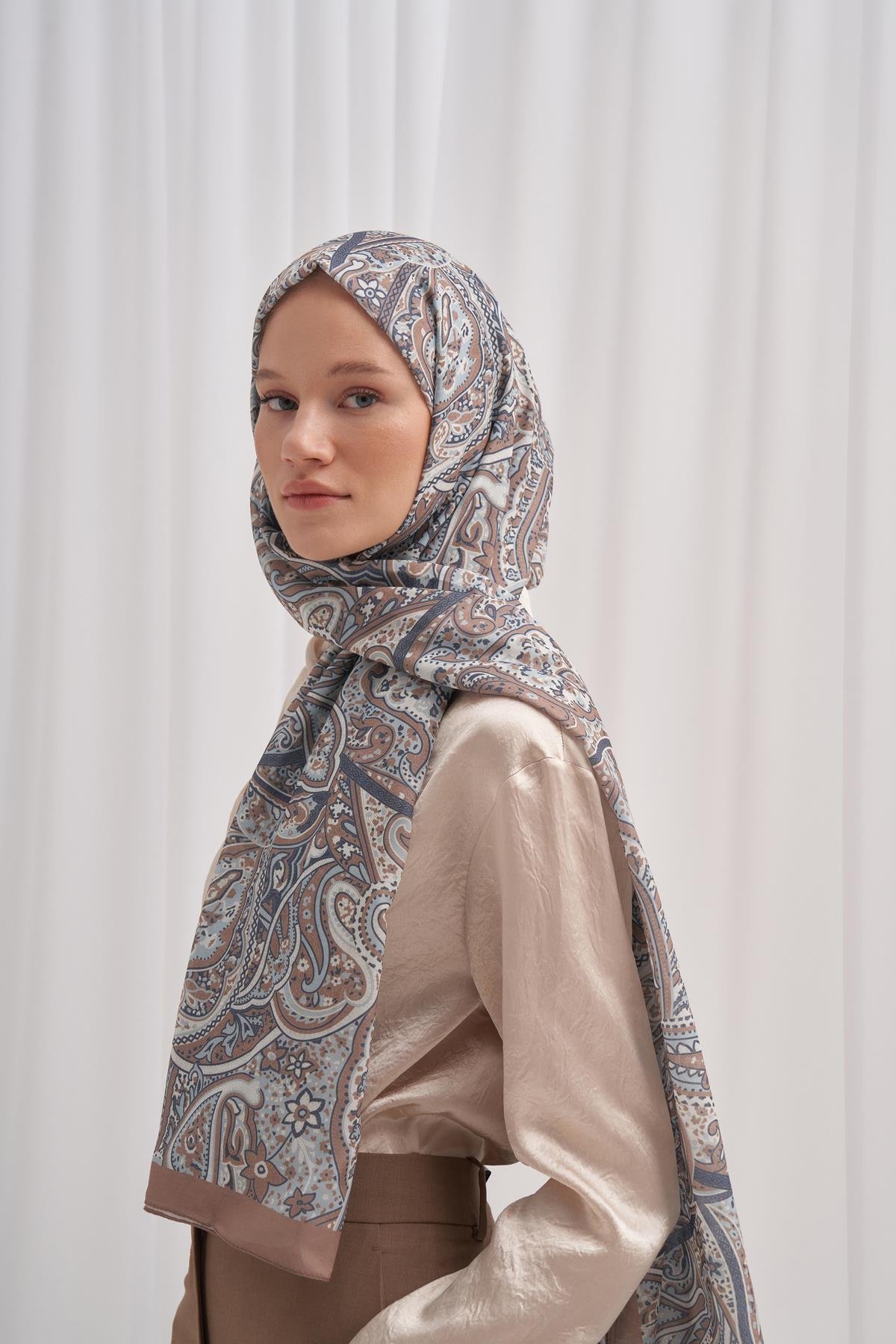 Nilla Pamuklu Şal Ephesus Krem