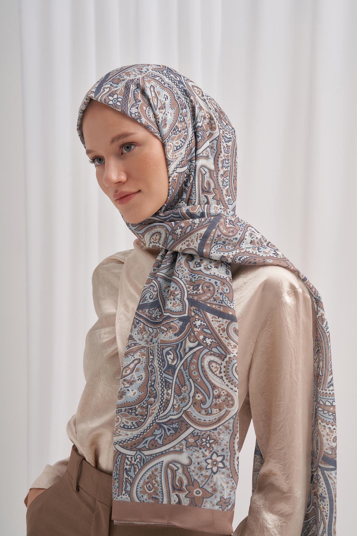 Nilla Pamuklu Şal Ephesus Krem