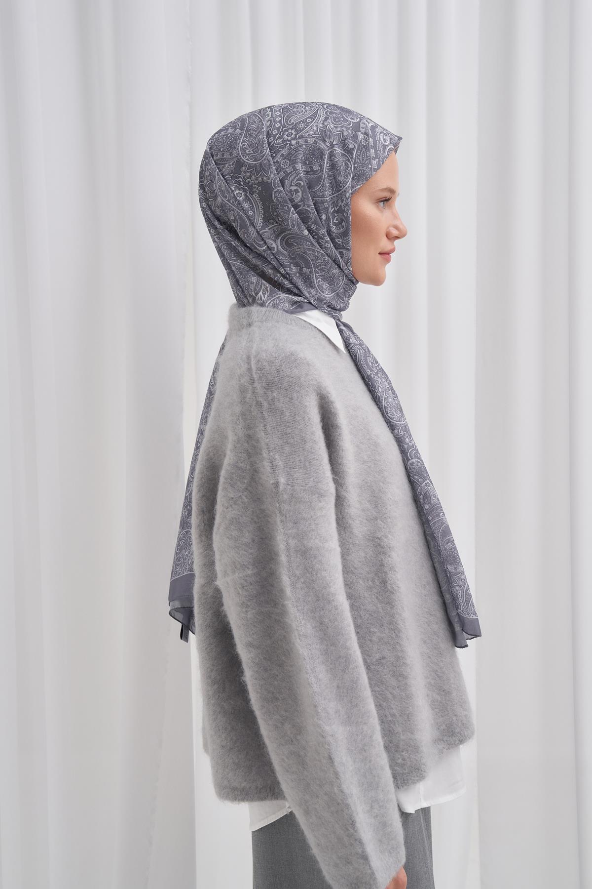 Nilla Pamuklu Şal Mirage Gri