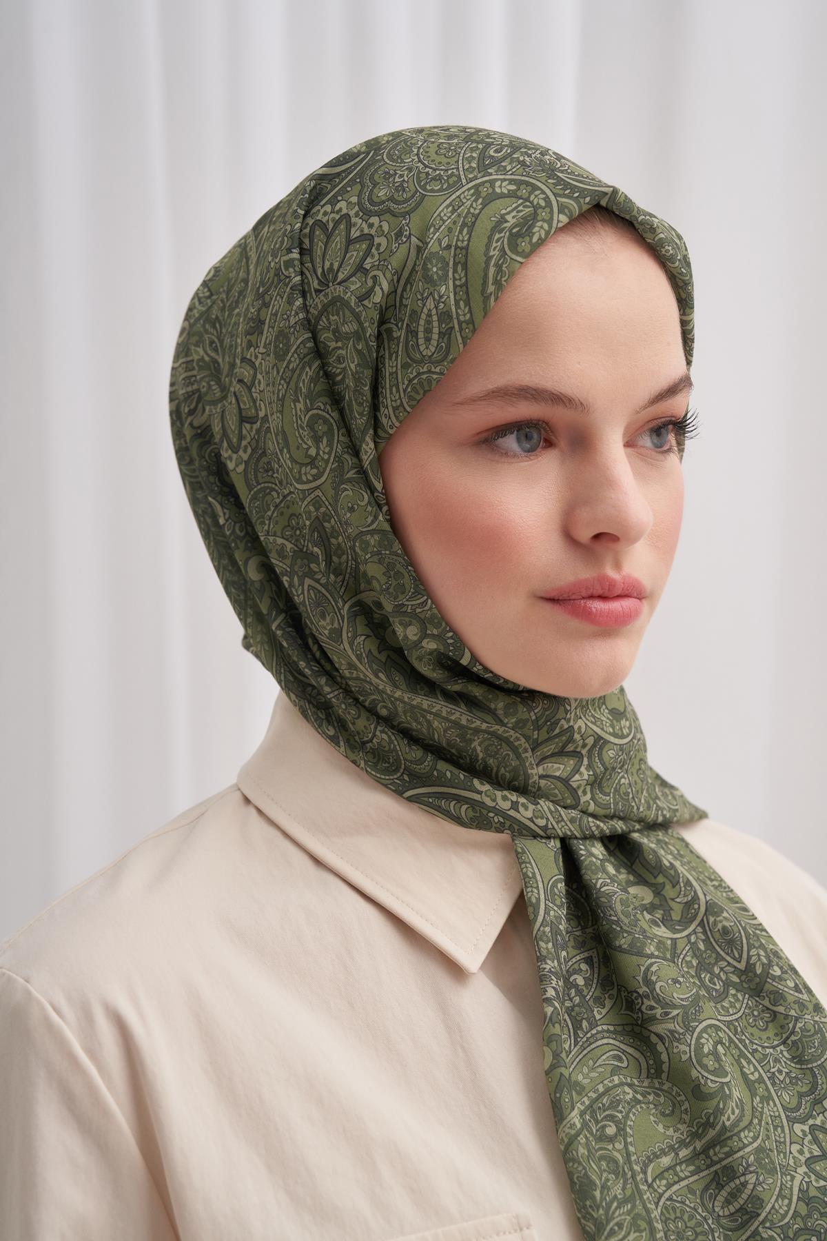 Nilla Pamuklu Şal Mirage Yeşil