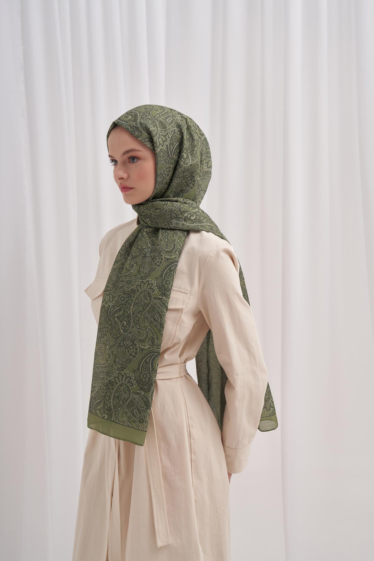 Nilla Pamuklu Şal Mirage Yeşil