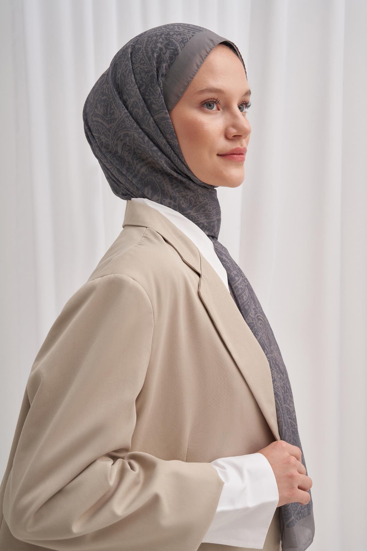 Nilla Pamuklu Şal Mist Soft Yeşil