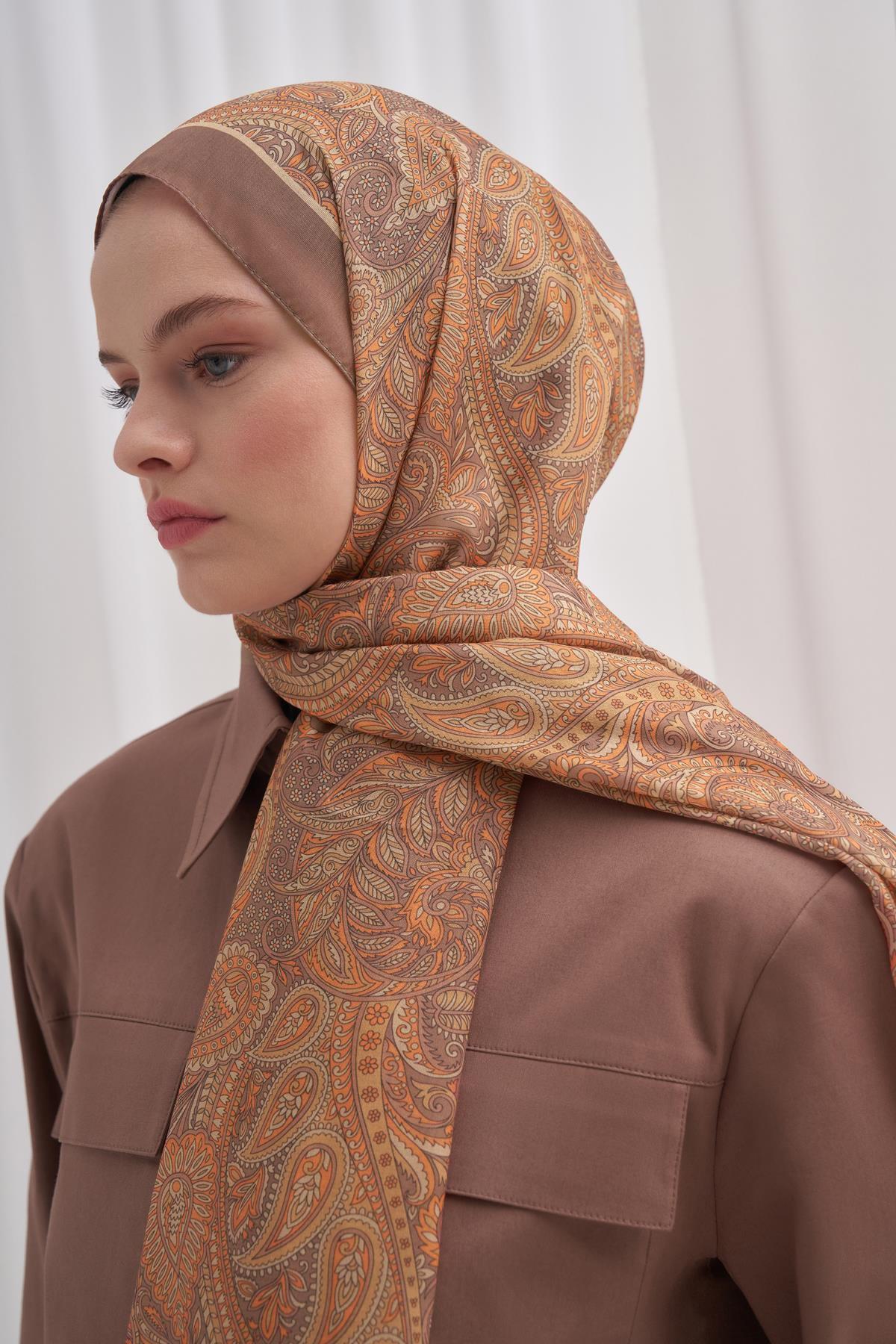 Nilla Pamuklu Şal Vega Vizon