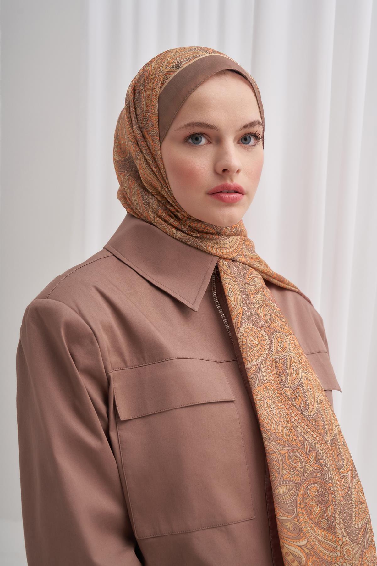 Nilla Pamuklu Şal Vega Vizon