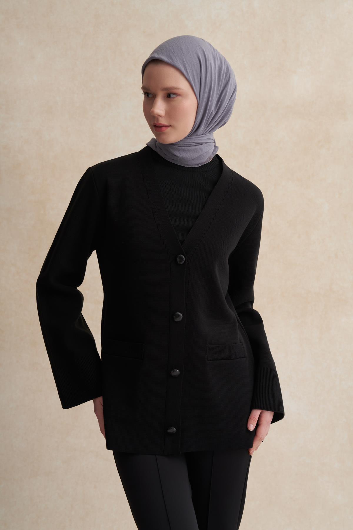 Organik Kırışık Eşarp Silver Gri