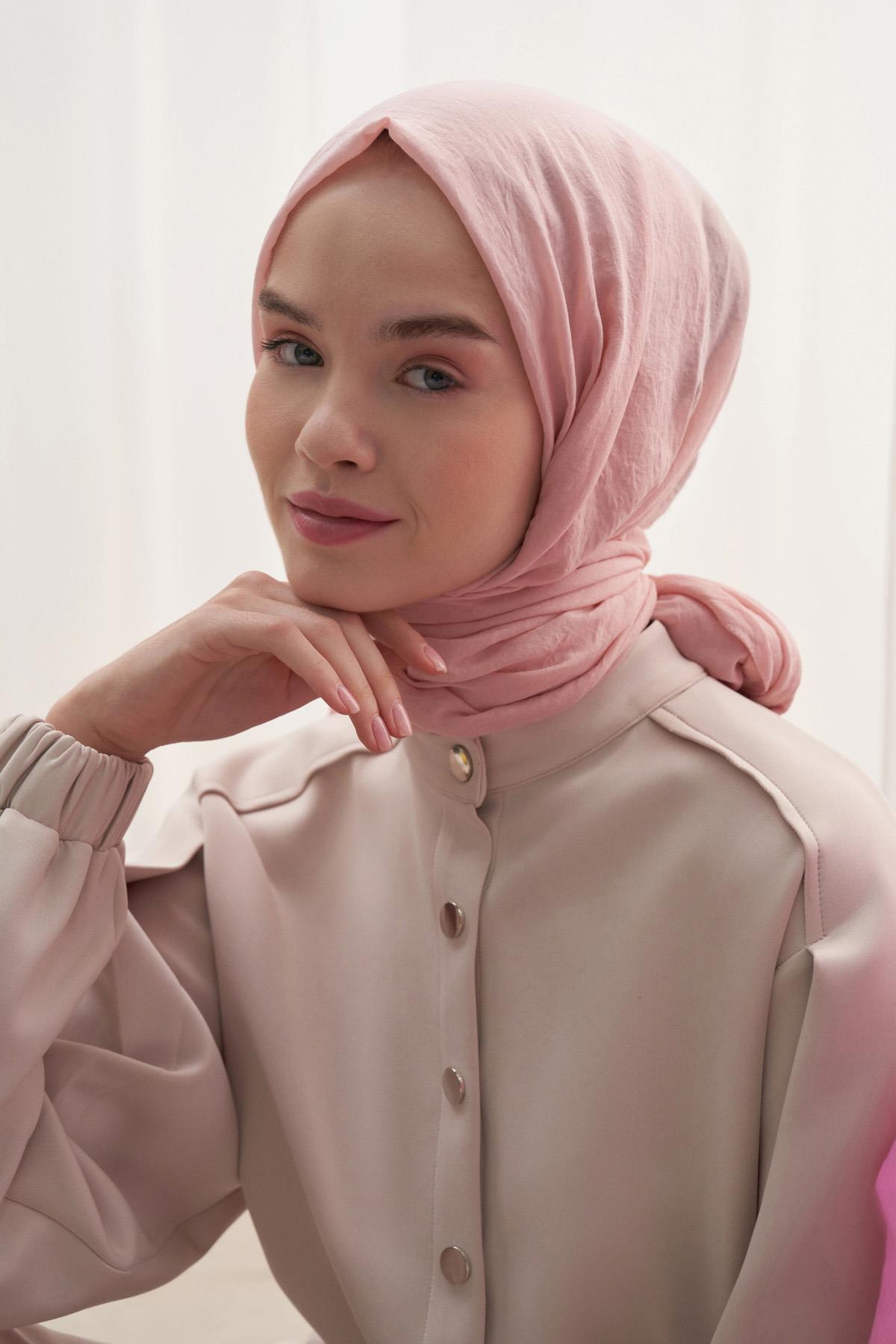 Organik Kırışık  Şal Pudra