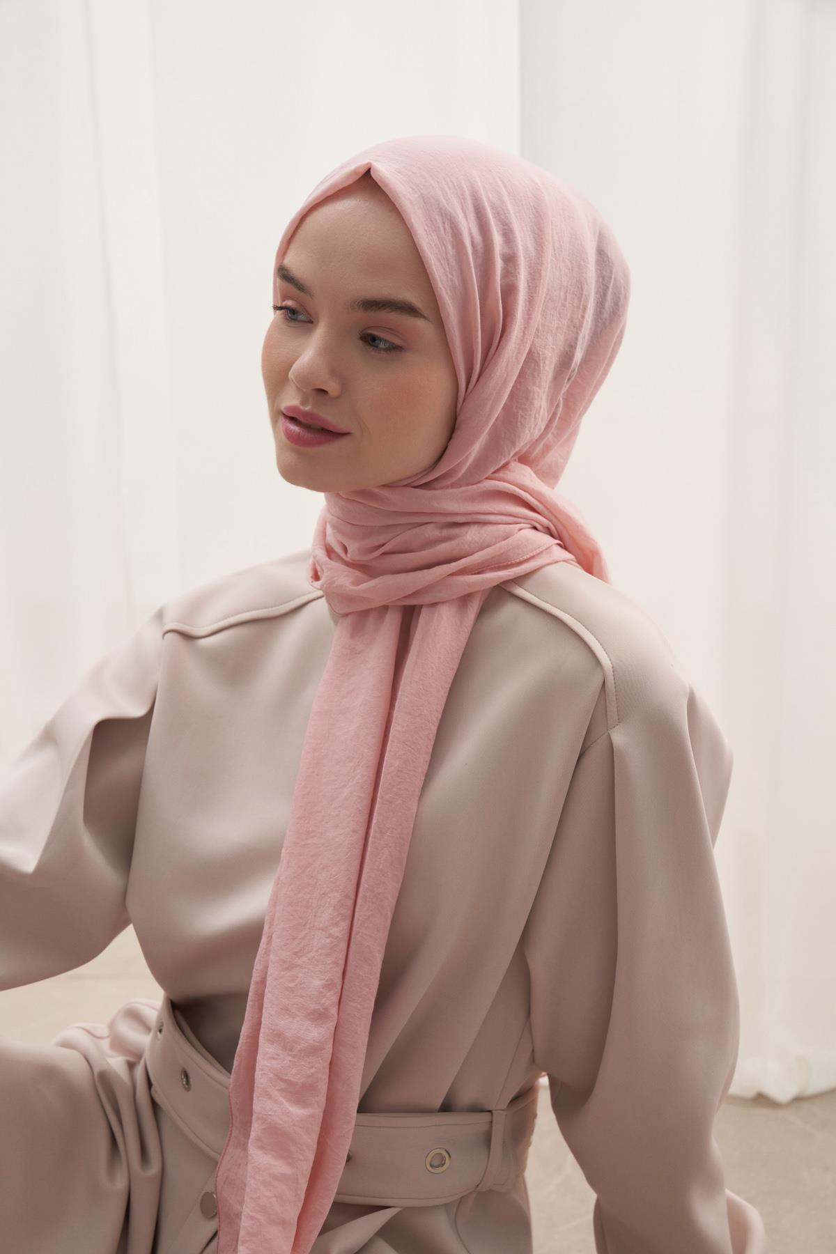 Organik Kırışık  Şal Pudra