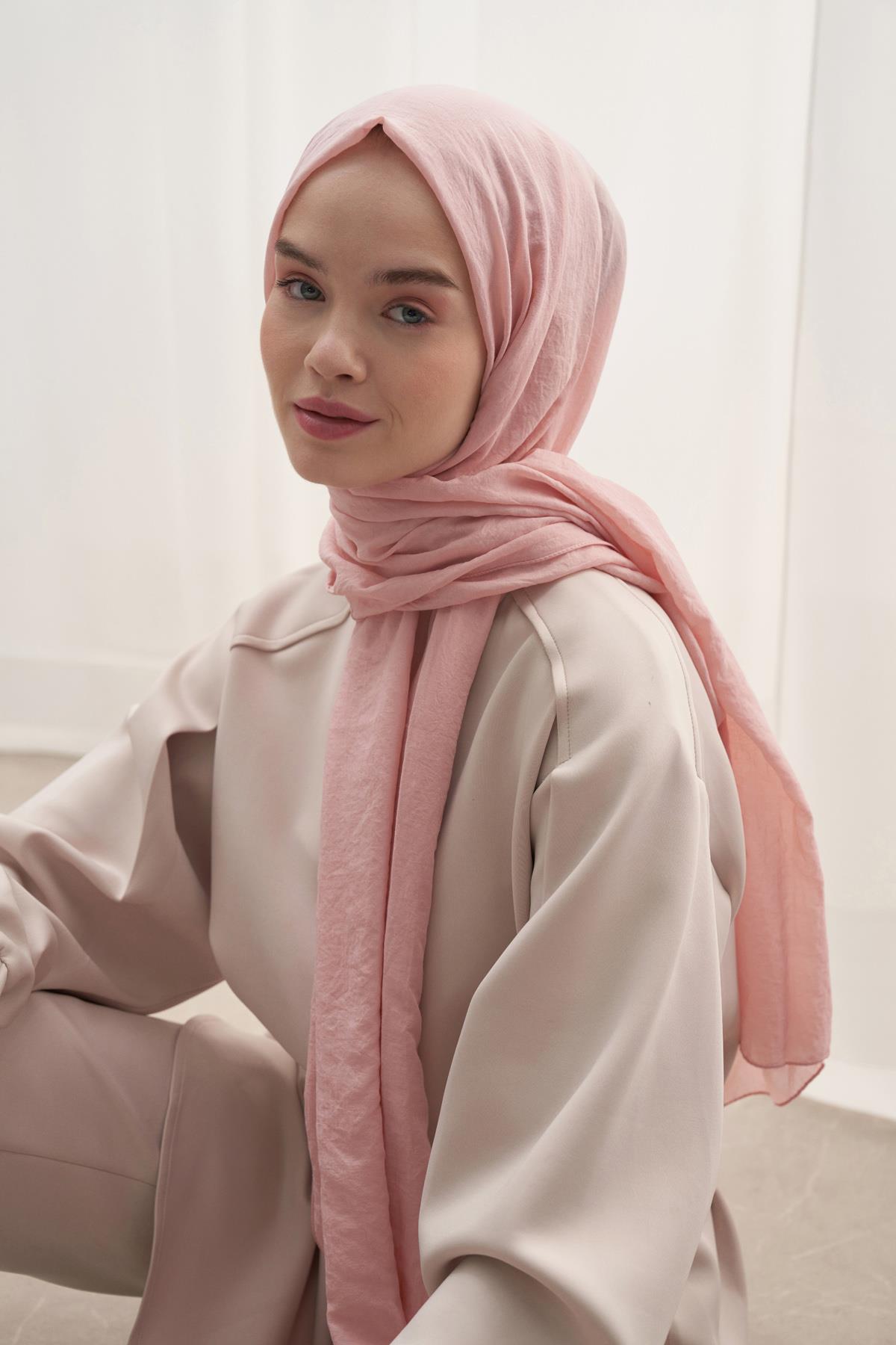 Organik Kırışık  Şal Pudra