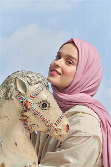 Penye Şal Açık Pembe