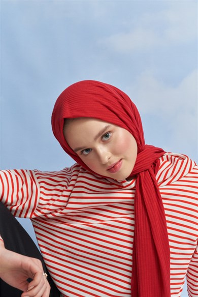 Rio Penye Şal Kızıl