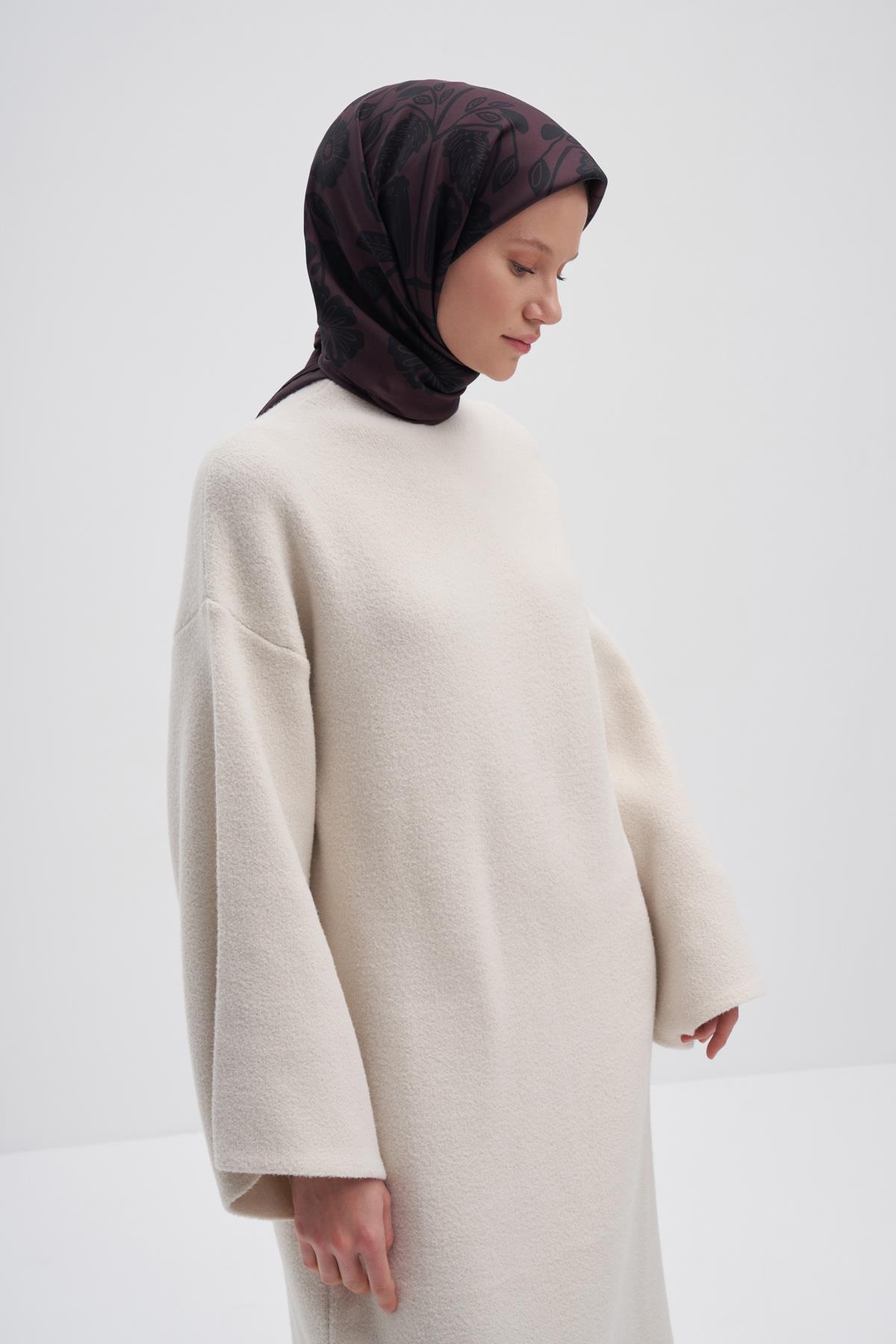 Rose Bordo Mulbary İpek Eşarp