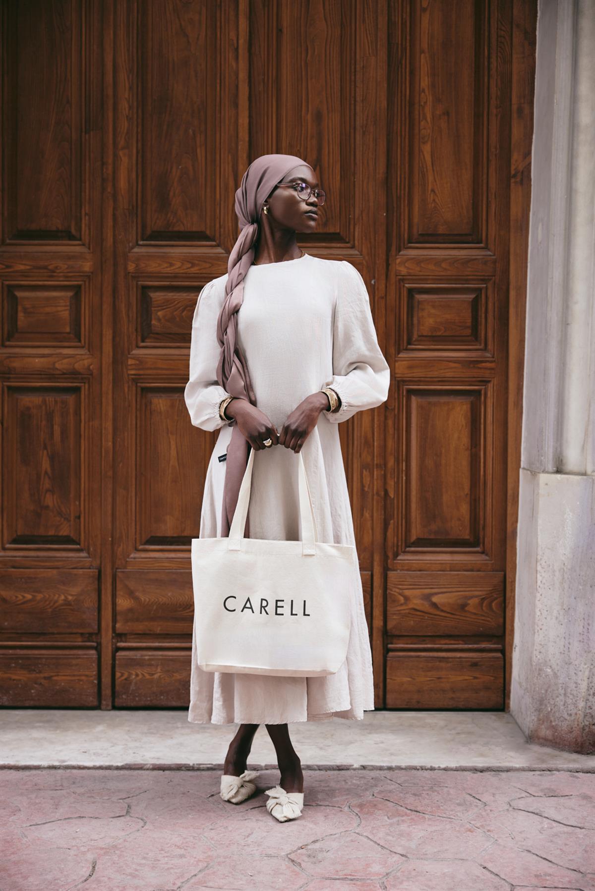 Şantuk Çift Taraflı İpekli Şal Soft Kahve