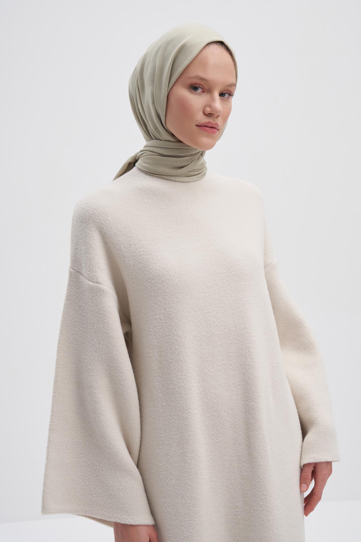 Şantuk Çift Taraflı İpekli Şal Soft Yeşil