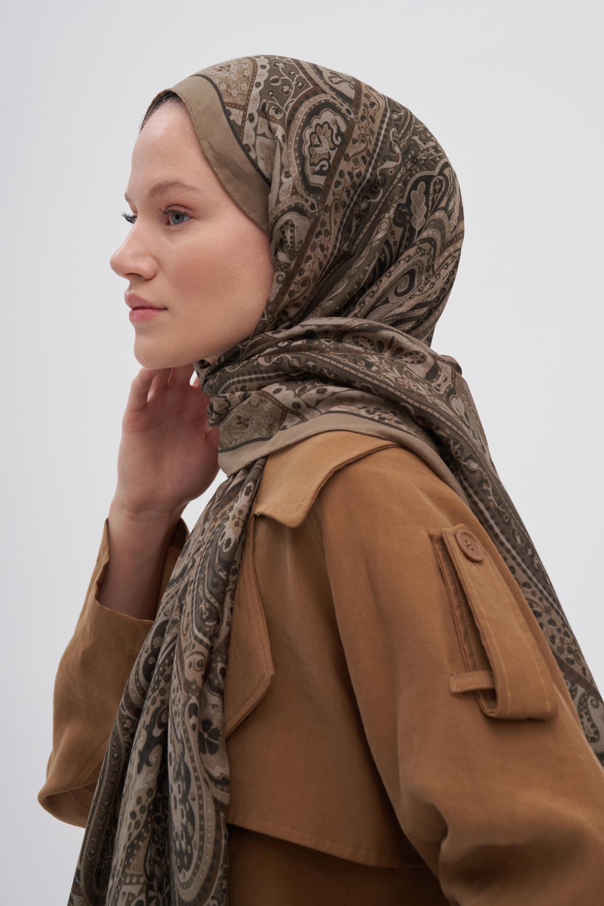 Saphire Vizon Early İpek Şal