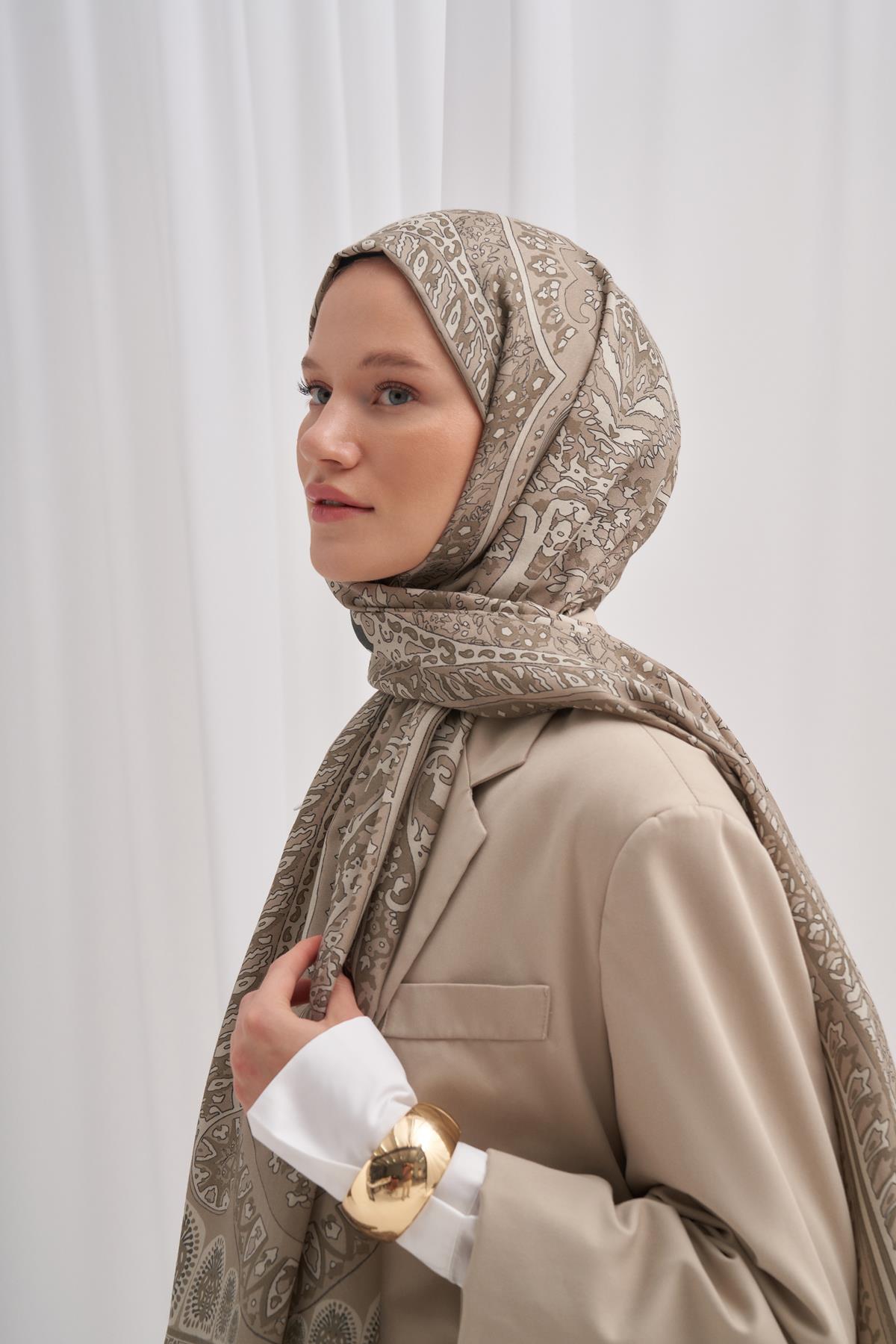 Savanna Vizon Comfy İpek Şal