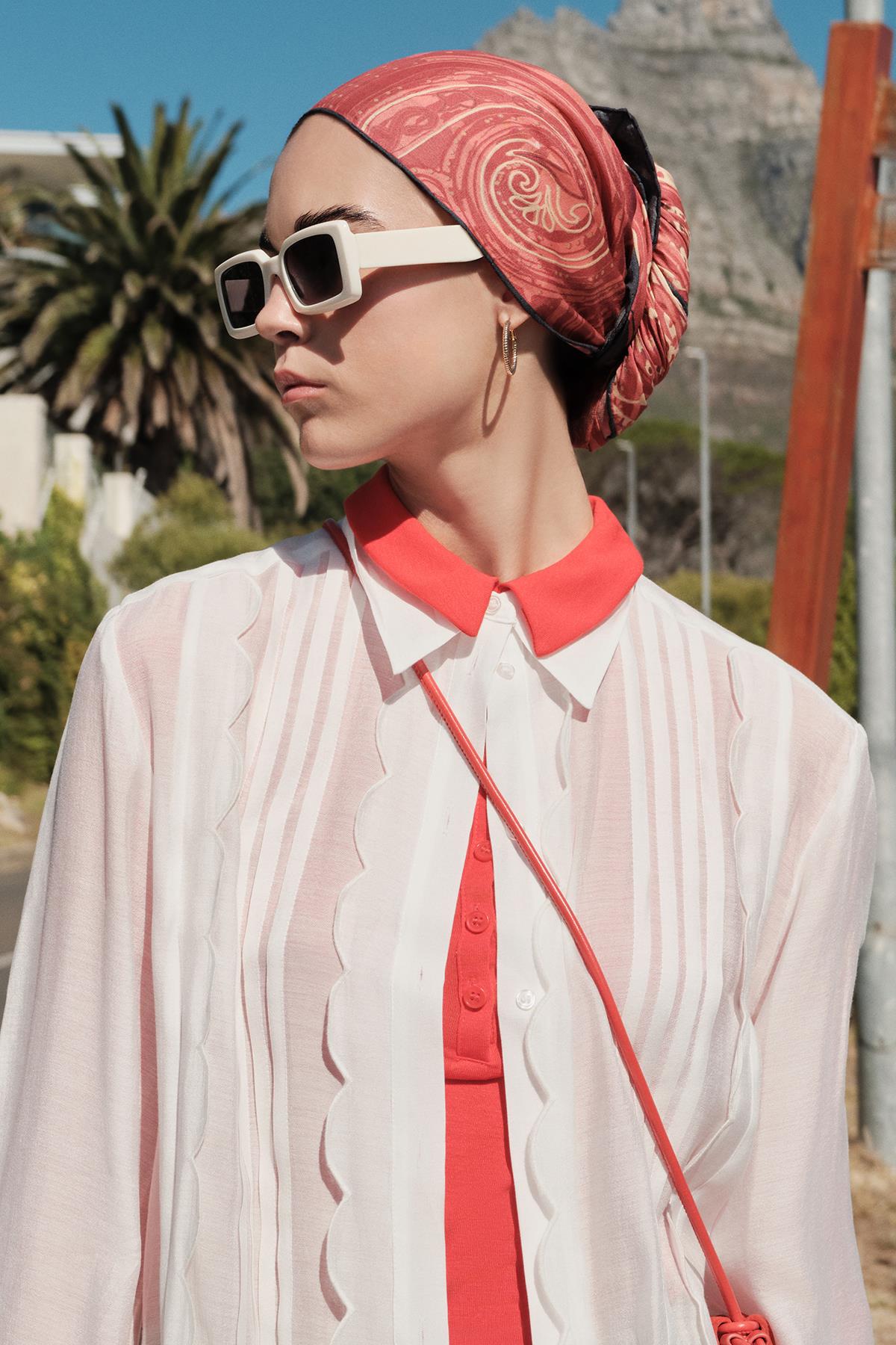 Scarlet Bordo Comfy İpek Şal