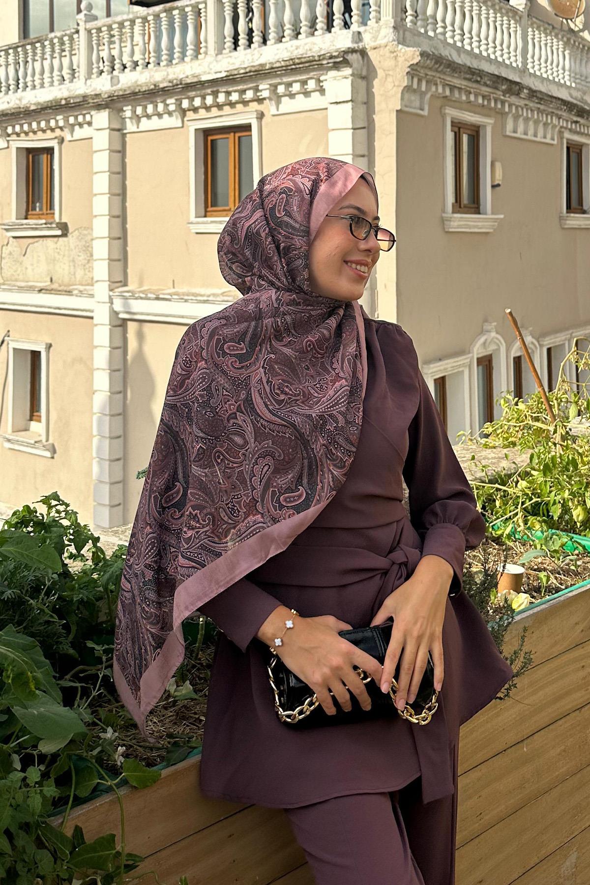 Shades Gül Kurusu Nilla Pamuklu Şal