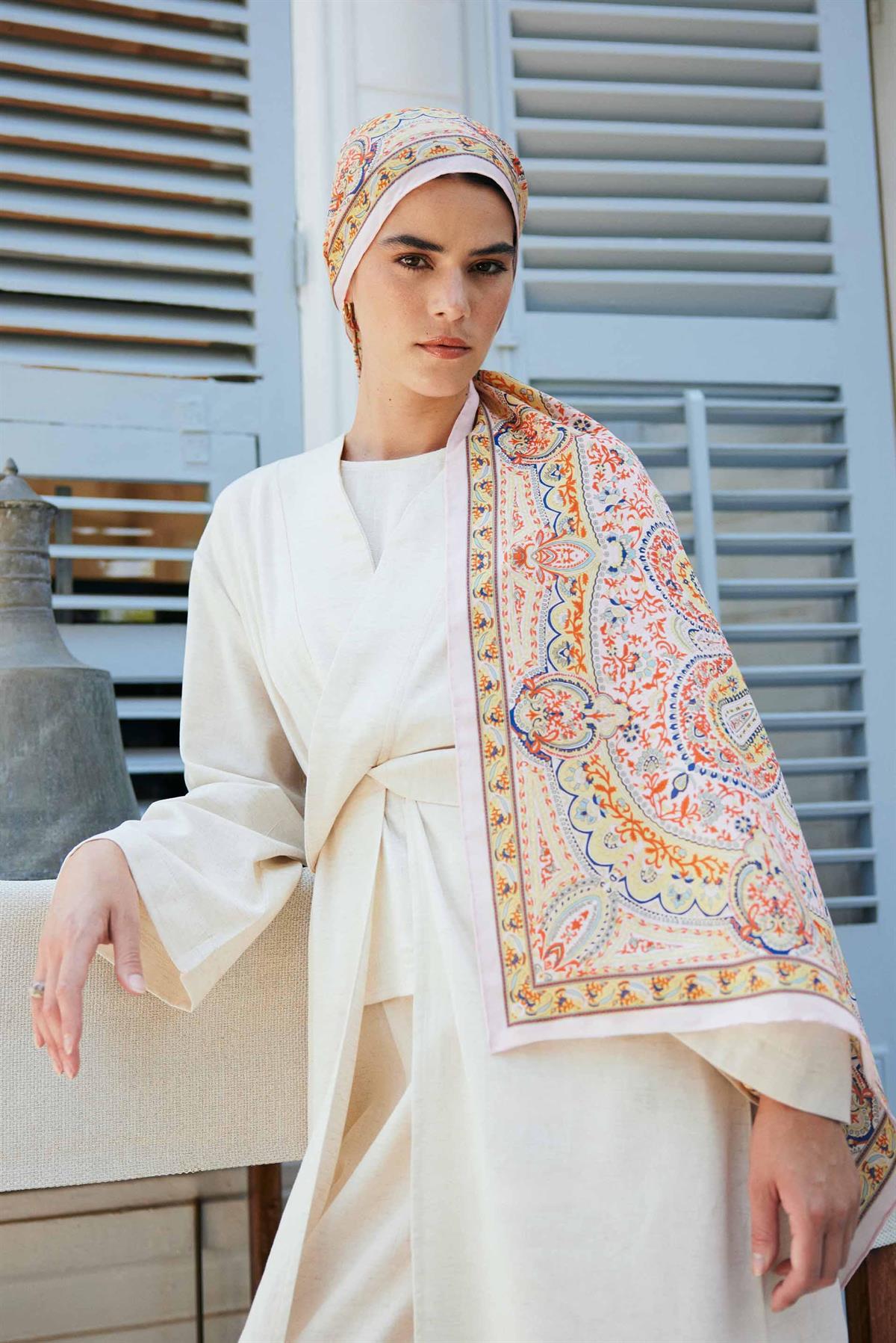 Sunset Comfy İpek Şal