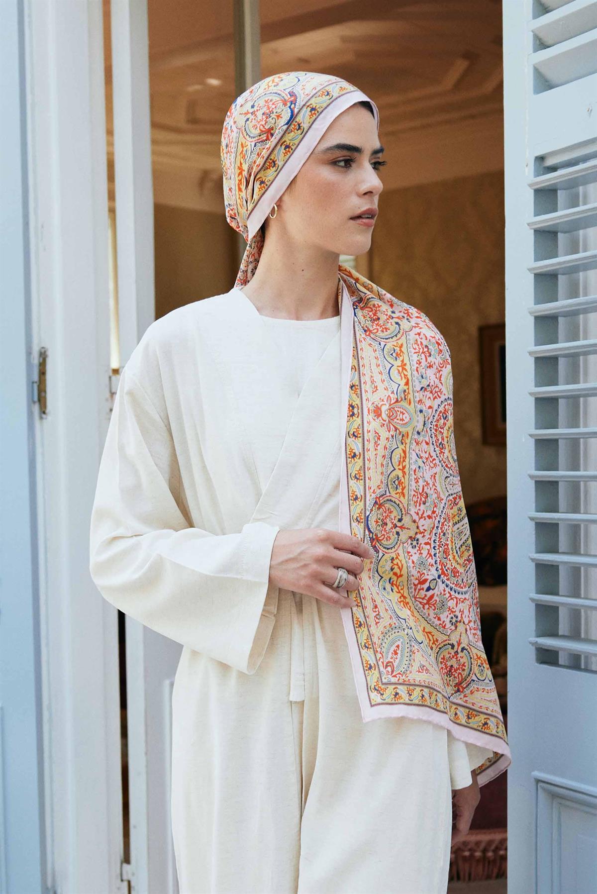 Sunset Comfy İpek Şal