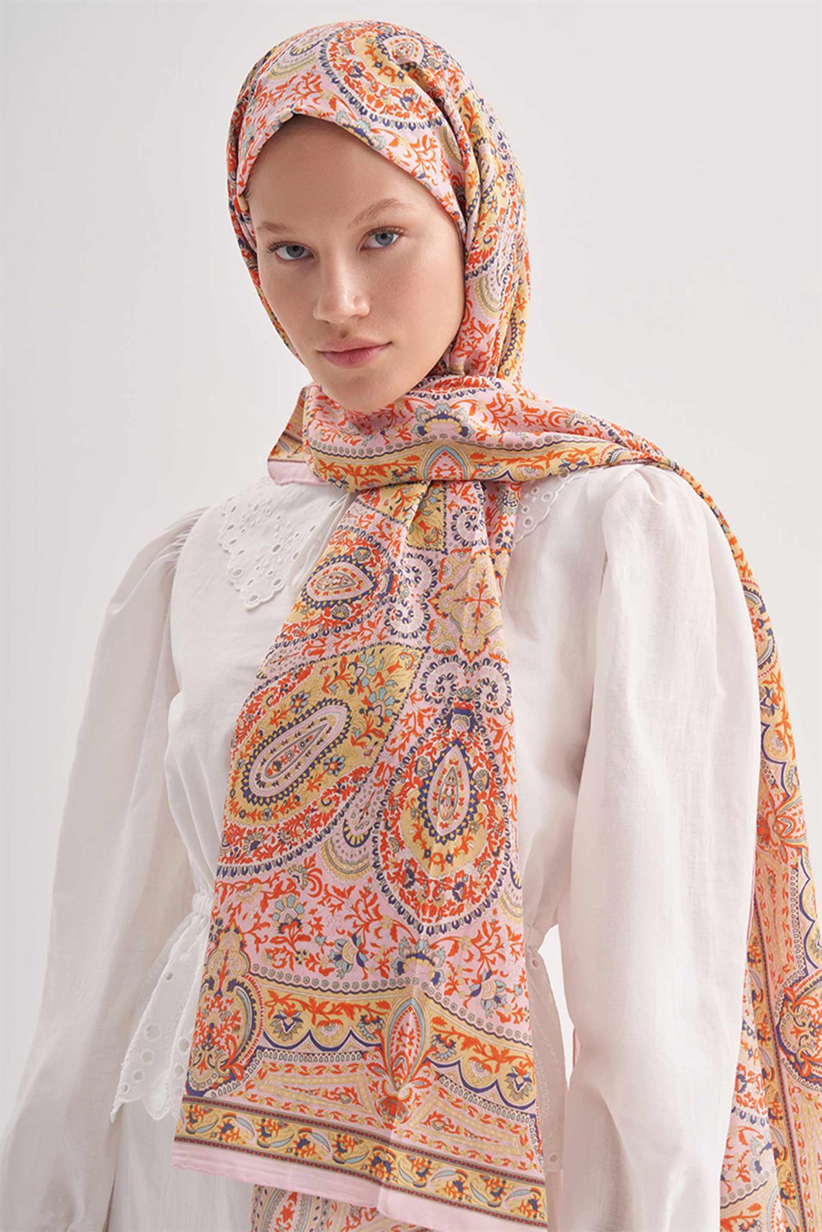 Sunset Comfy İpek Şal