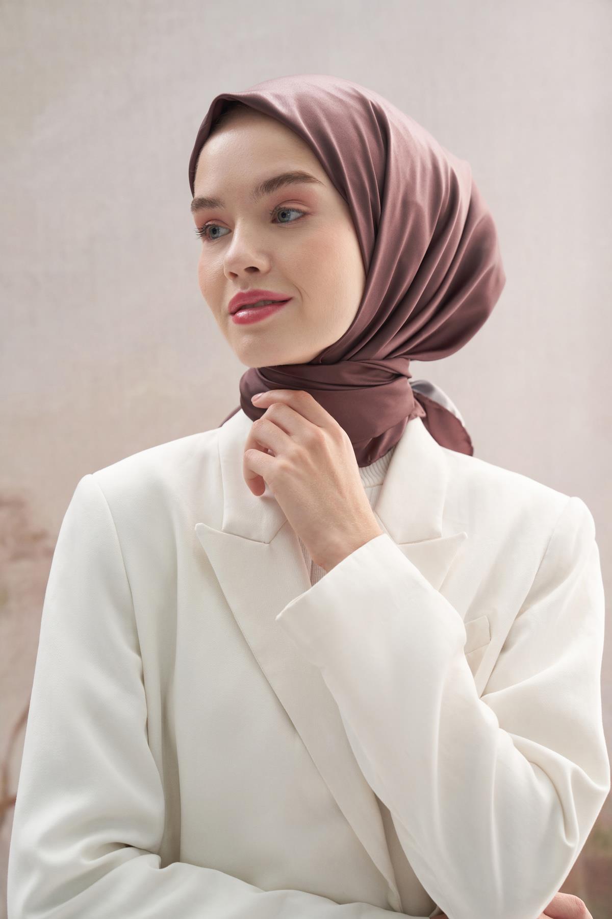 Twill Eşarp Acı Kahve