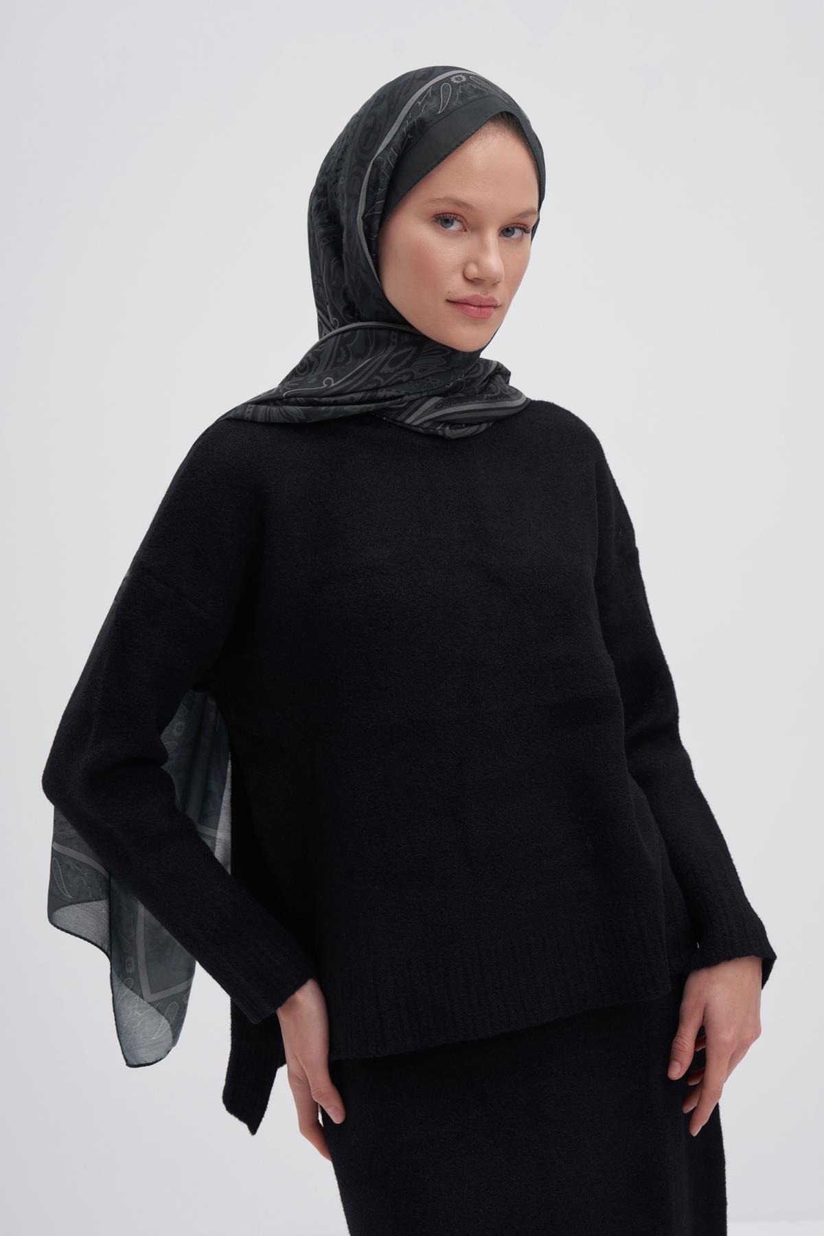 Vintage Soft Yeşil Nilla Pamuklu Şal