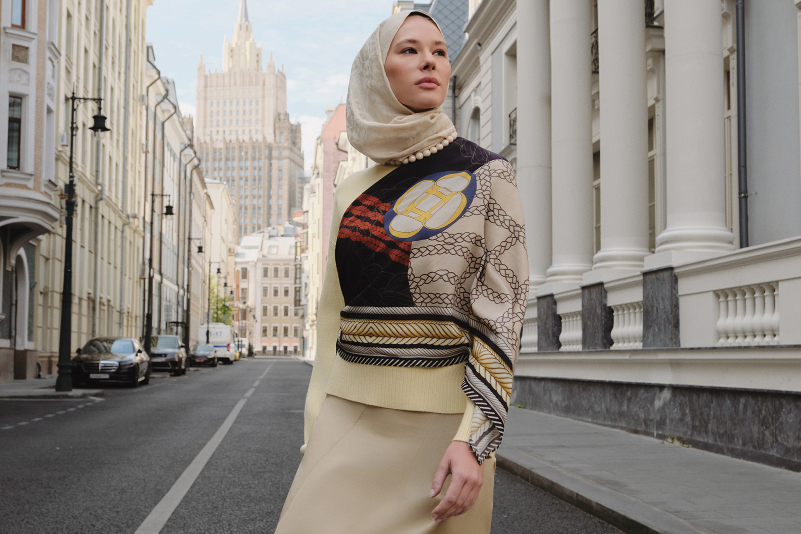 Reniva Tensel Omuz Şalı