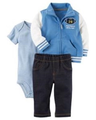 Erkek Bebek 3'lü Set 