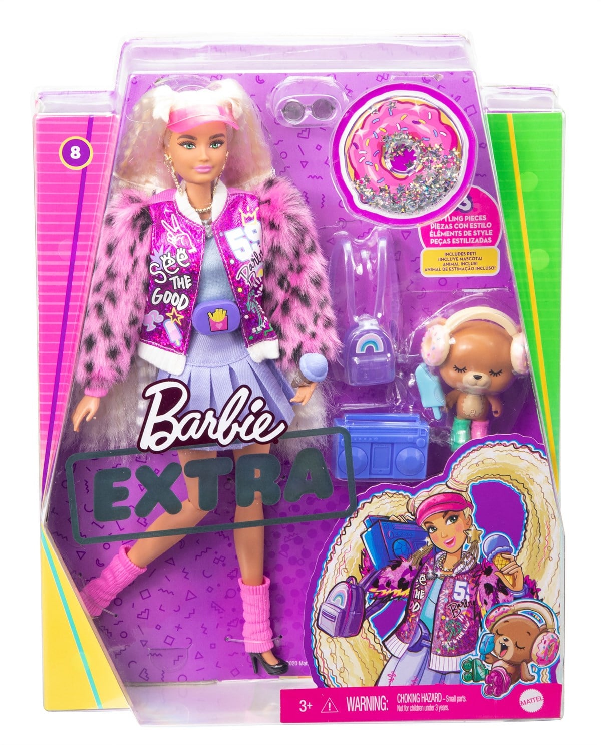 Barbie Extra Sarışın Şapkalı Bebek GRN27/GYJ77